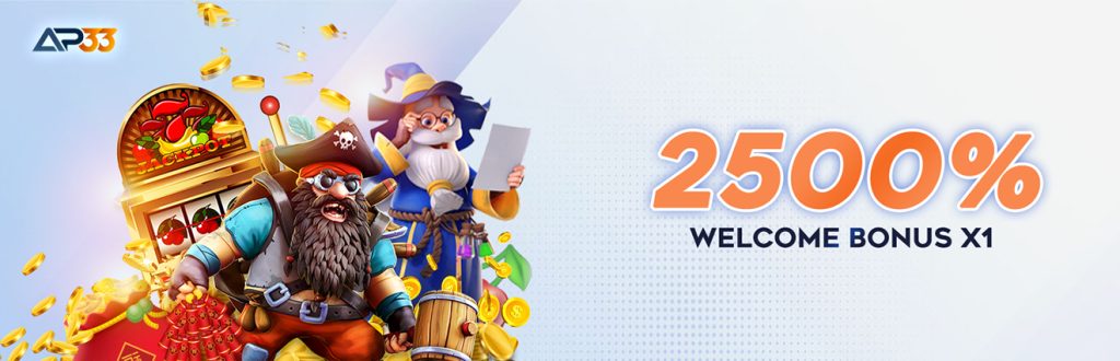 AP33 Promotion: 2500% Welcome Bonus