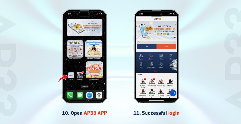 AP33 IOS APK: Step 10 to Step 11